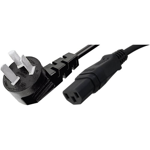 Hawa Priključni kabel za hladne naprave [ China vtič - IEC vtičnica C13] črni 2 m 1008258, (20414307) Cene
