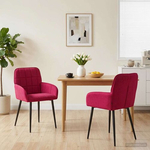  Trpezarijske stolice 2 pcs Bar&scaron;un Vinska crvena 57 x 50 x 85 cm Cijene