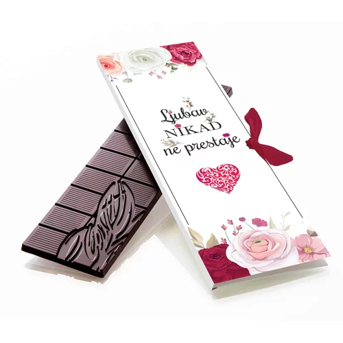 Vrsna Chocolates "Ljubav nikad ne prestaje" čokolada