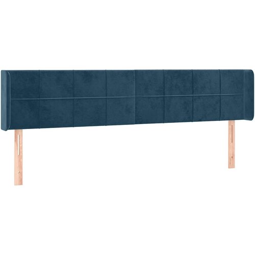  LED uzglavlje tamnoplavo 163x16x78/88 cm bar&amp;scaron;unasto Slike