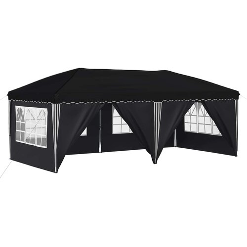 vidaXL Rastezljivi &scaron;ator za svadbe - &scaron;ator za zabave 575 x 288 x 245 cm Antracit - Antracit with 6 sidewalls Cijene