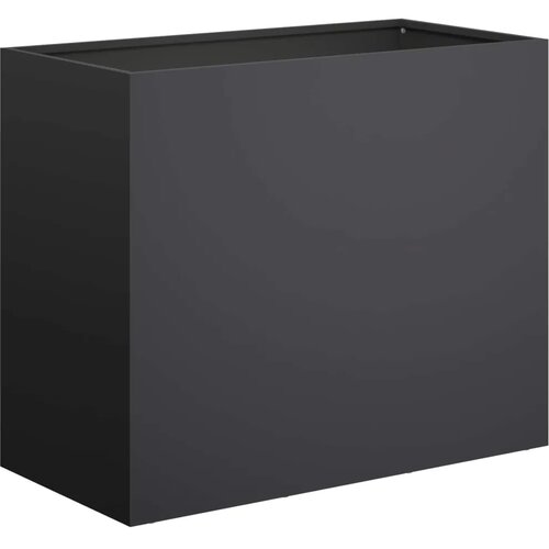  Vrtna saksija Crna 60 x 30 x 40 cm Čelična vrata - Crna 60 x 30 x 40 cm 1 Cene