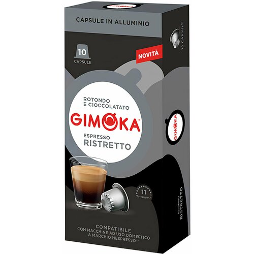 GIMOKA espresso ristretto 10/1 | nespresso kompatibilne alu kapsule Cene