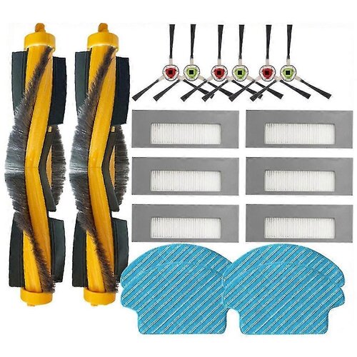 INORCO Zamenjava za Debot De55 De53 De35 Robotski sesalnik Glavna stranska krtača Hepa Filter Mop Cloth S, (22020871) Slike