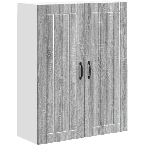  Ormar za Zid Lucca Siva sonoma 80 x 31 x 100 cm Slike