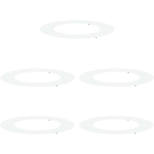  Pogodno za ravne drvene prstenove 5 pcs Bijelo &amp;Oslash;50 / 80 cm Čelik Slike