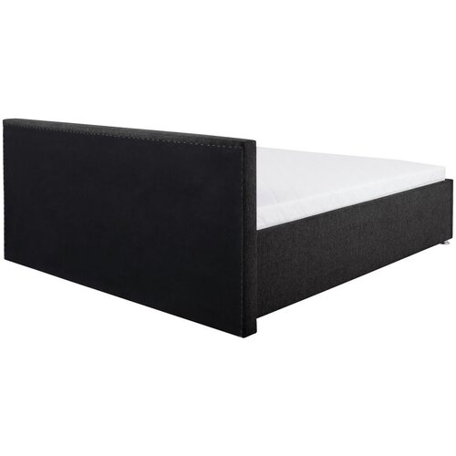 MID.YOU OBLAZINJENA POSTELJA 160 cm x 200 cm , les, kovina, umetna masa, tekstil antracit Slike