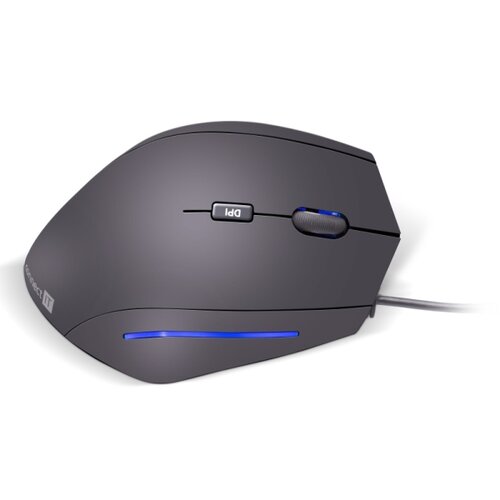 Connect IT CMO-2500-BK - Ergonomski žični mi&amp;scaron; Verti Wire 1000/1600 DPI crni Slike