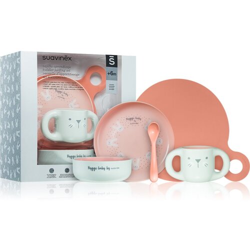 Suavinex Hygge Toddler Feeding Set jedilni set za otroke 6 m+ Pink 5 kos Cene