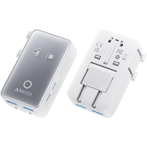 Anker Nano 20W putni zidni punjač 5-portova (2x USB-A, 2x USB-C, utičnica EU na US, UK, AU i EU), beli Cene