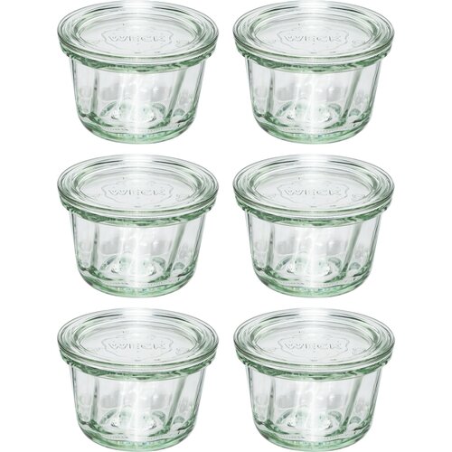 WECK rundrandglas gugelhupf 165ml 6er pack Slike