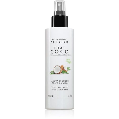 Perlier Thai Coco Coconut Water Body And Hair odi&scaron;avljeno pr&scaron;ilo za telo in lase za telo in lase di&scaron;ave 200 ml Cene