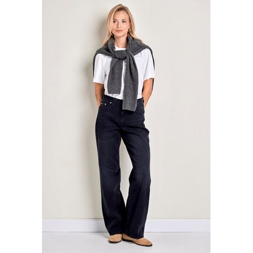 Legendww zenske wide leg farmerke visokog struka - model 245 Cene