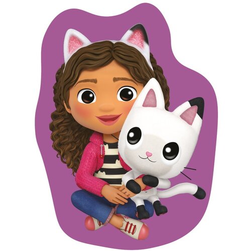 Jerry Fabrics Dječji jastuk od flisa 35x35 cm Gabby&amp;acute;s Dollhouse &amp;quot;Pandy&amp;quot; &amp;ndash; Slike