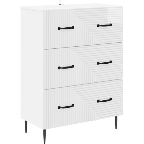  Ormar s ladicama Bijela visokog sjaja 66 x 34,5 x 89,5 cm Cene