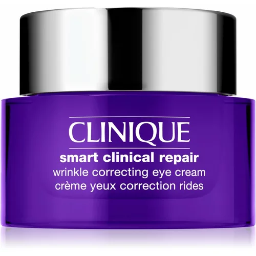 Clinique Smart Clinical Repair Wrinkle Correcting Eye Cream krema za okoli oči za vse tipe kože 15 ml za ženske