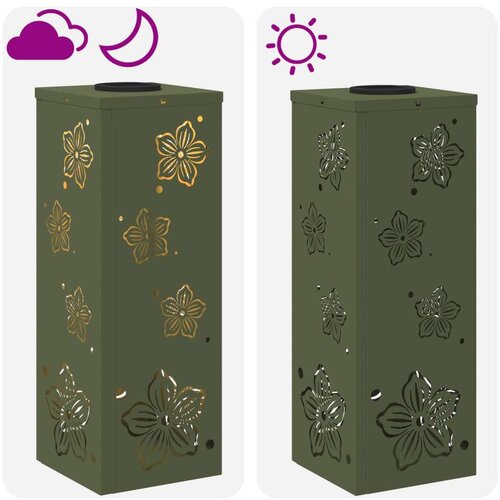 Solarna LED svjetlost za stazu 2 pcs Maslinasto zelena Slike