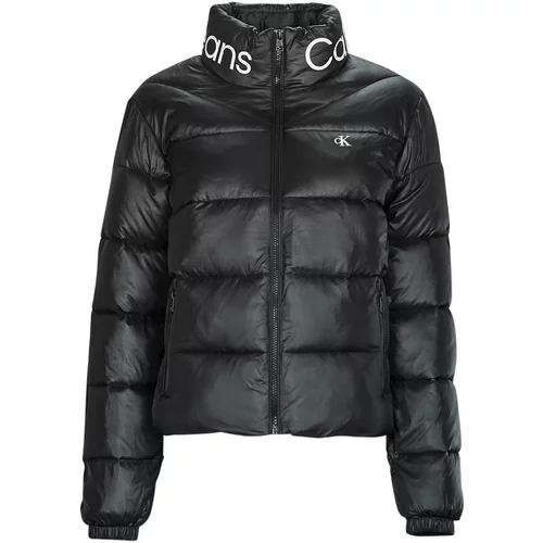 Calvin Klein Jeans FITTED LW PADDED JACKET Crna