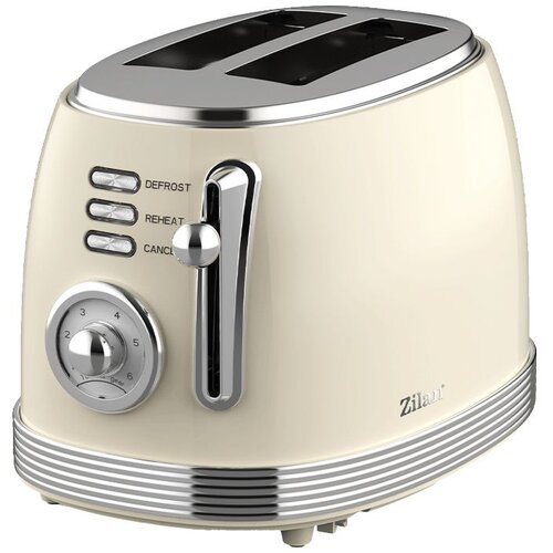 Zilan ZLN1191 Toster 2 otvora za kruh, 6 nivoa grijanja, 850W, Retro Cene