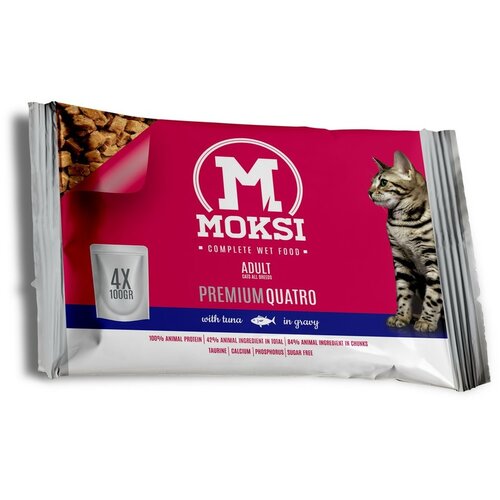 Moksi preliv za mačke - Tuna u sosu - 4x100g - 13 pakovanja Cene