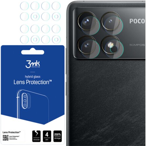 3mk ZA&amp;Scaron;ČITA LEČ ZA POCO F6 PRO KALJENO STEKLO FILM COVER, (21975903) Slike