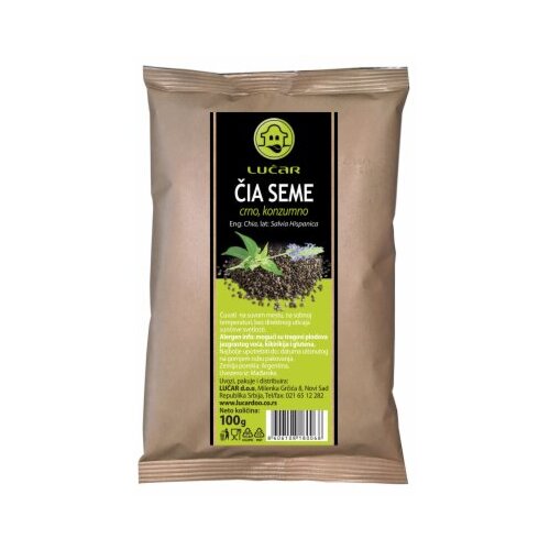 Lučar čia seme 100g kesa Slike
