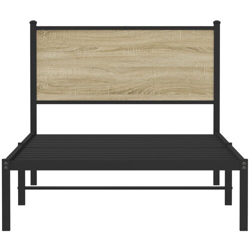  okvir kreveta bez madraca boja hrasta sonome 107x203 cm Slike