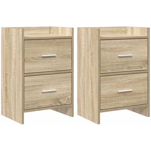  Noćni ormarići 2 pcs Hrast sonoma 40 x 30 x 60 cm Cijene