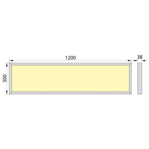  led panel za povr&amp;scaron;insku montažu orega n linx 120 LED/50W/230V 4000K IP40 Slike