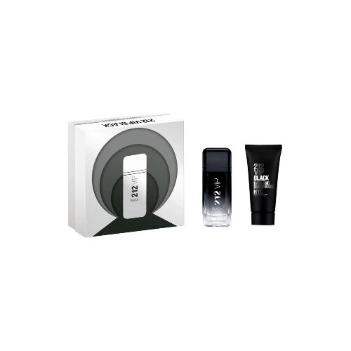 Carolina Herrera Mu&amp;scaron;ki set 212 Vip Black, EDP, 100 ml + Gel za tu&amp;scaron;iranje, 100 ml Slike