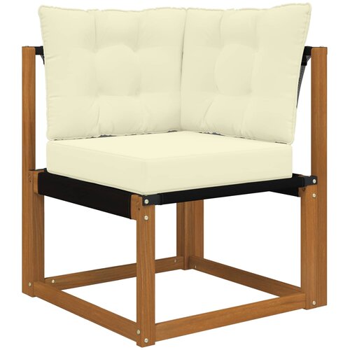  Set vanjskih sofa 6 kom. Prirodna i krem Smeđa 245 x 128,5 x 73 cm Slike