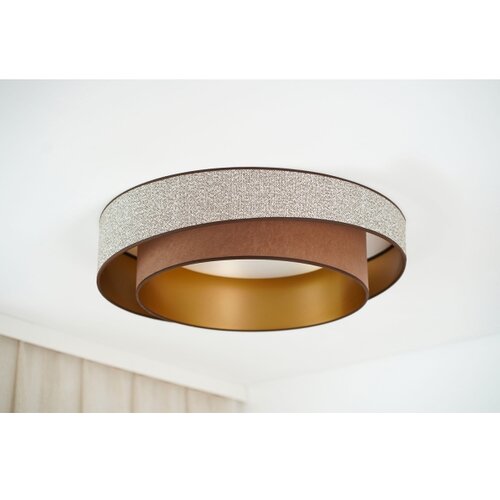  Brilagi - LED prigu&amp;scaron;iva svetiljka VEGAS SHINE LED/24W/230V prečnik 60 cm braon + daljinski upravljač Slike