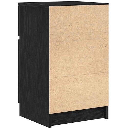  Noćni ormarići 2 kom crni 39x35x65 cm konstruirano drvo Slike