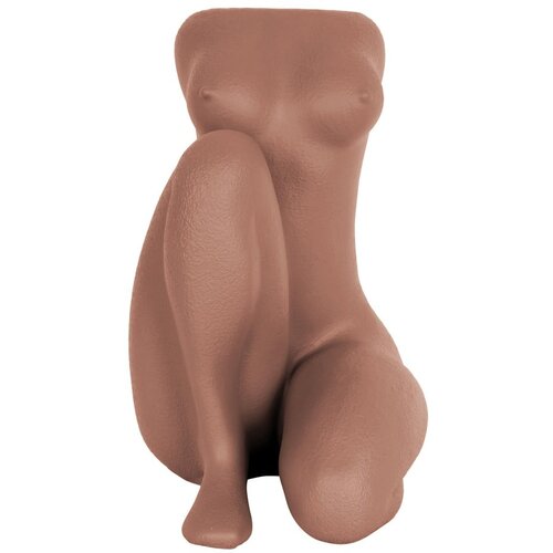 PT LIVING Rjava vaza Sitting Lady Slike