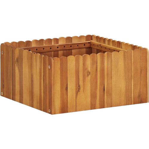 Furnova Visoka greda 50x50x25 cm trden akacijev les, (21922225) Cene