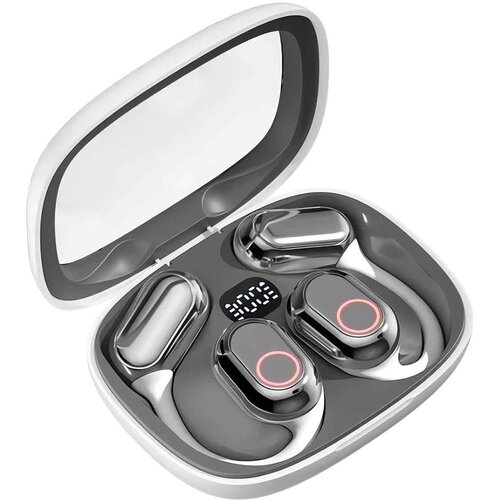Venisymlis Slušalke Bluetooth s polnilno torbico, ušesnimi kljukicami, upravljanjem hrupa, vodoodporne, (22102069) Cene