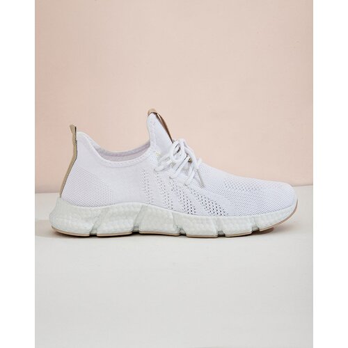 Resti White and beige women's sports shoes Baym - Footwear Cene