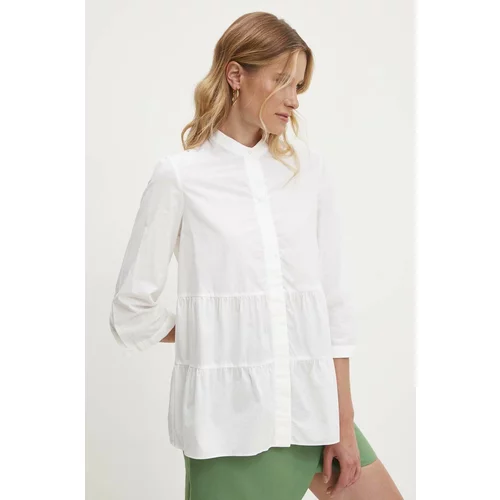 Answear Lab Pamučna košulja za žene, boja: bijela, regular