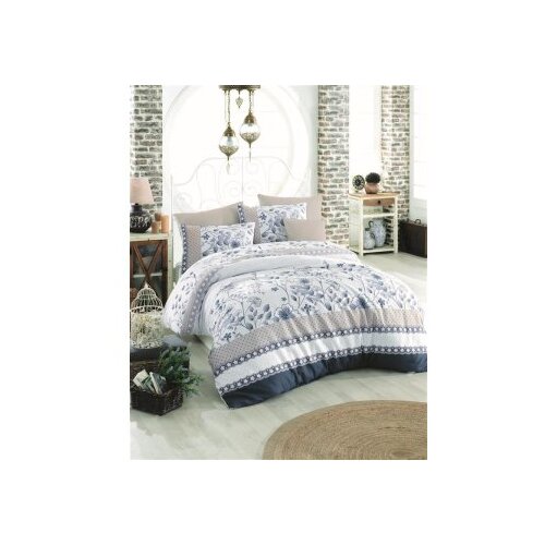 Lessentiel Maison Ranforce posteljina (200x220) Sudenaz Blue Cene