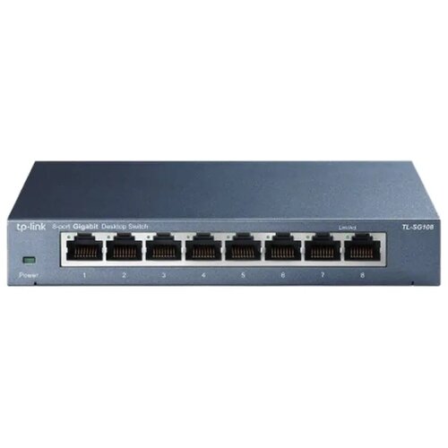 Tp-link TL-SG108 Gigabit/8x RJ45/10/100/1000Mbps/Desktop metalno kuciste Slike