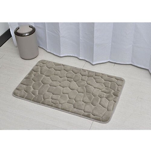 Tendance podloga za kadu 50 x 80 cm memorijska pjena, sivo smeđa pebble Cene