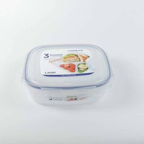 LocknLock Posuda za hranu Classic, Sa pregradom, 1.5l Slike