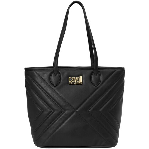 Roberto Cavalli Nakupovalne torbe CCHB0228-100 Črna Slike