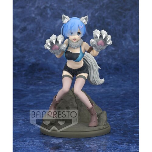 Banpresto Re:Zero Starting Life in Another World Espresto Monster Motions Ram figure 18cm Cene
