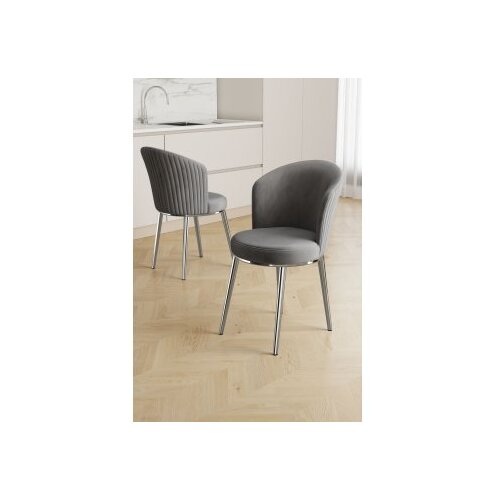Hanah home set stolica, 2 dijela, siva Cene