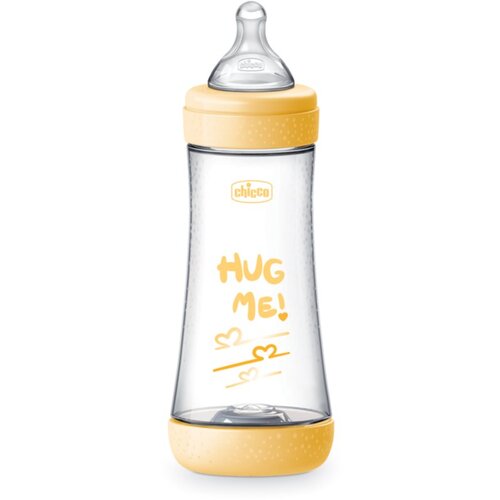 Chicco Perfect 5 steklenička za dojenčke 4 m+ Fast Flow Yellow 300 ml Cene