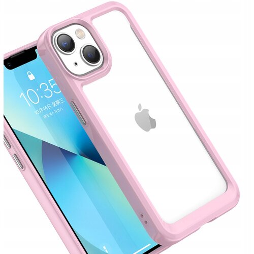HURTEL OUTER SPACE CASE ETUI OBUDOWA POKROWIEC FUTERAŁ DO IPHONE 14 PLUS R&Oacute;ŻOWY, (21899562) Cene