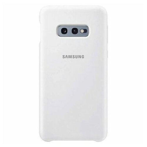 Samsung (EF-PG970-TWE) silikonska maska za telefon Galaxy S10e bela Slike