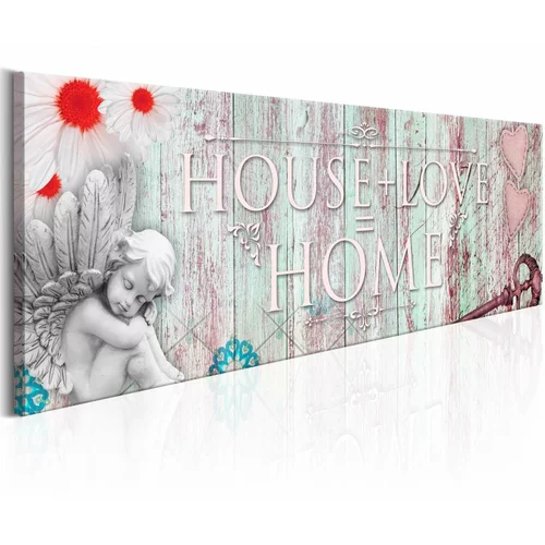  Slika - Home: House + Love 120x40