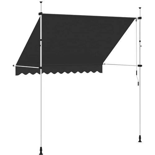 Tenda na ručno uvlačenje 250 cm antracit Slike
